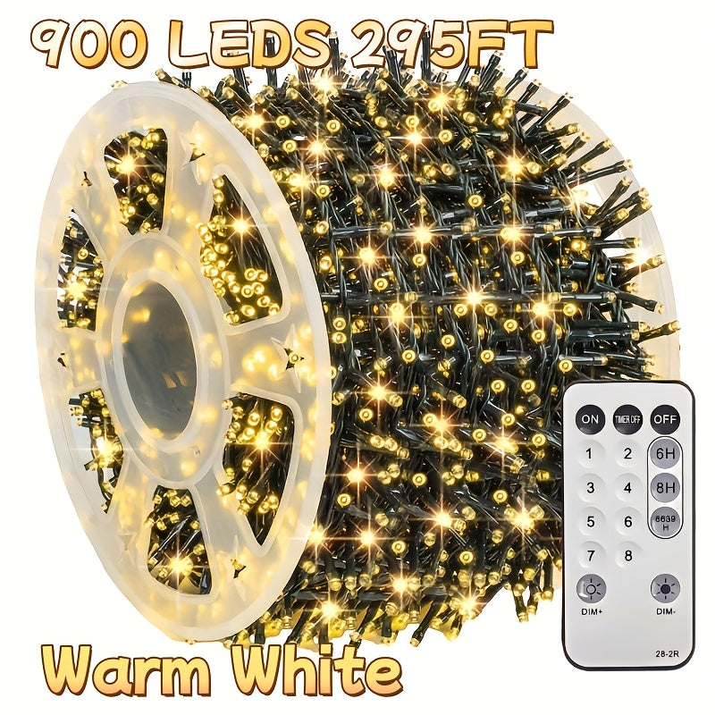 900 led christmas string lights 295
