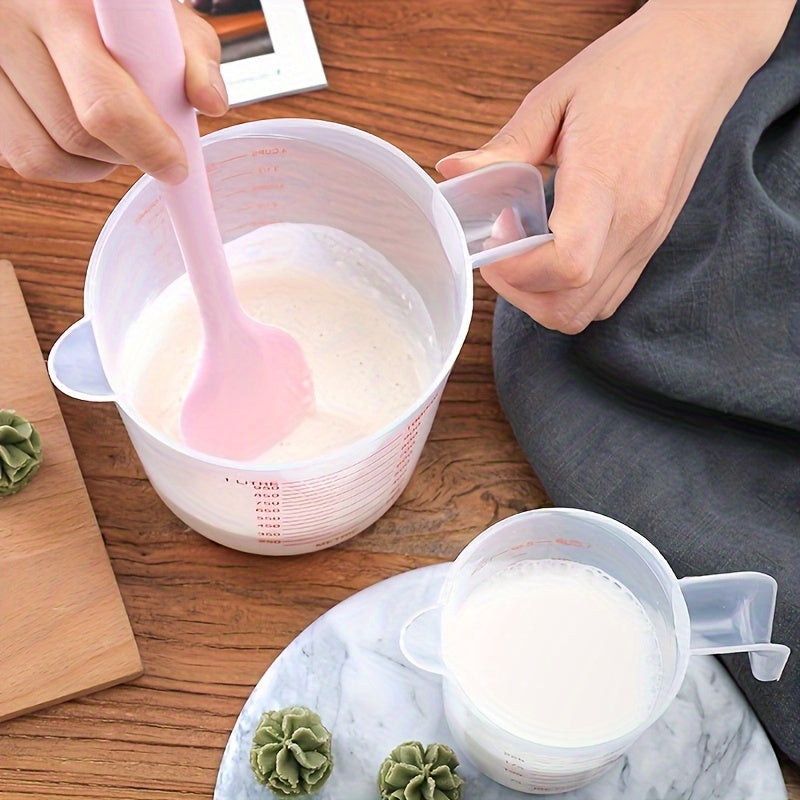 3pcs nesting measuring cups set 1 cup 250ml 2 cups 500ml 4