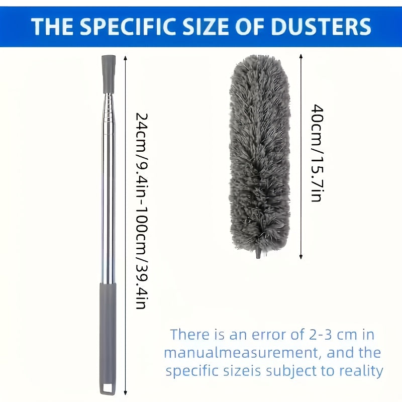 microfiber duster flexible head washable reusable ideal tall
