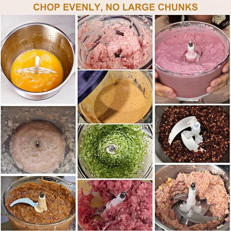5l large capacity stainless steel electric food chopper