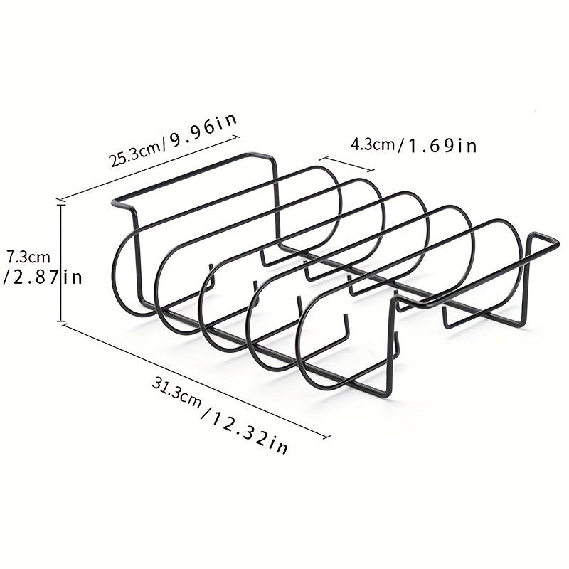 1pc heavy duty iron bbq grill basket steak rack non stick