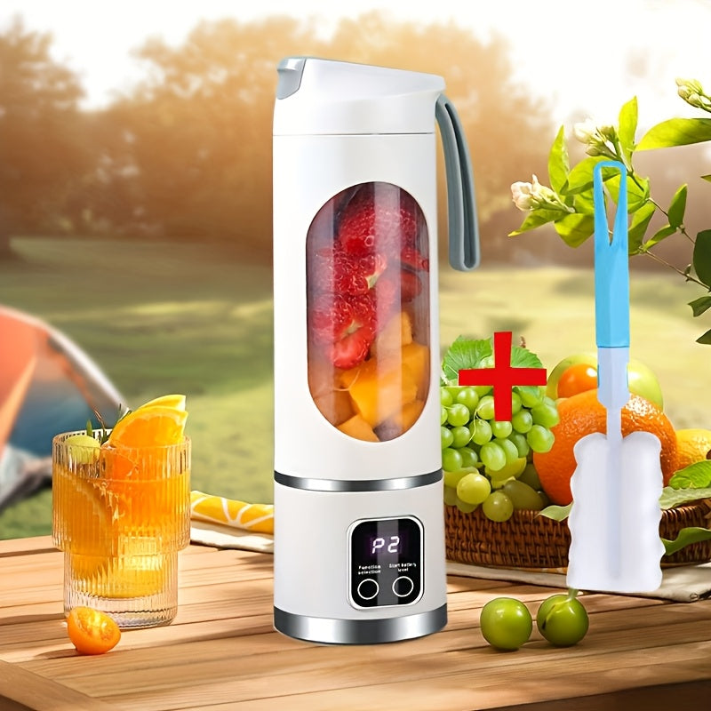 portable juicer led display usb rechargeable handheld juice