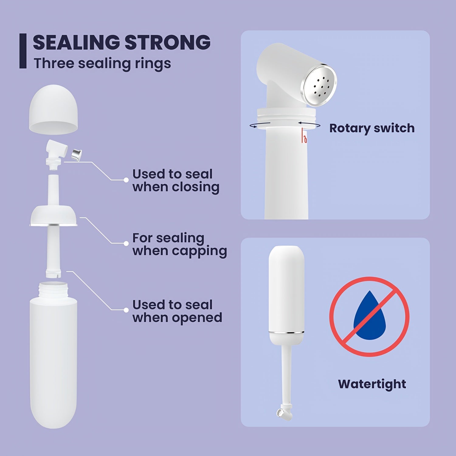 travel friendly handheld bidet 380ml leakproof portable