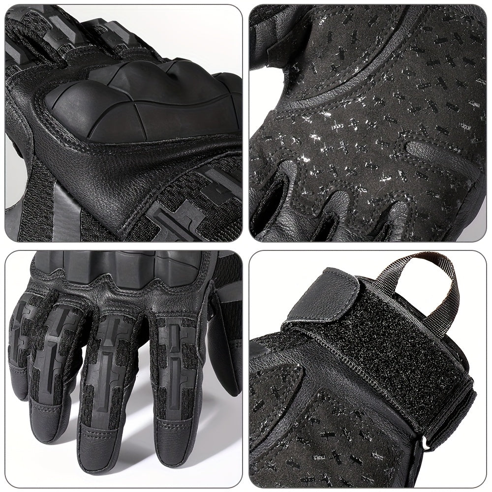 mens hard shell protective gloves