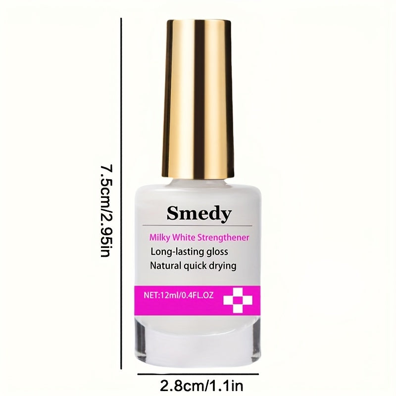 milky white nail strengthener 12ml long lasting