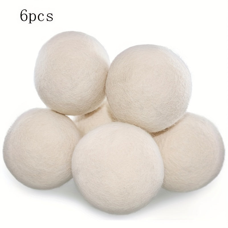 6pcs drying balls low allergenic fabric softener alternative