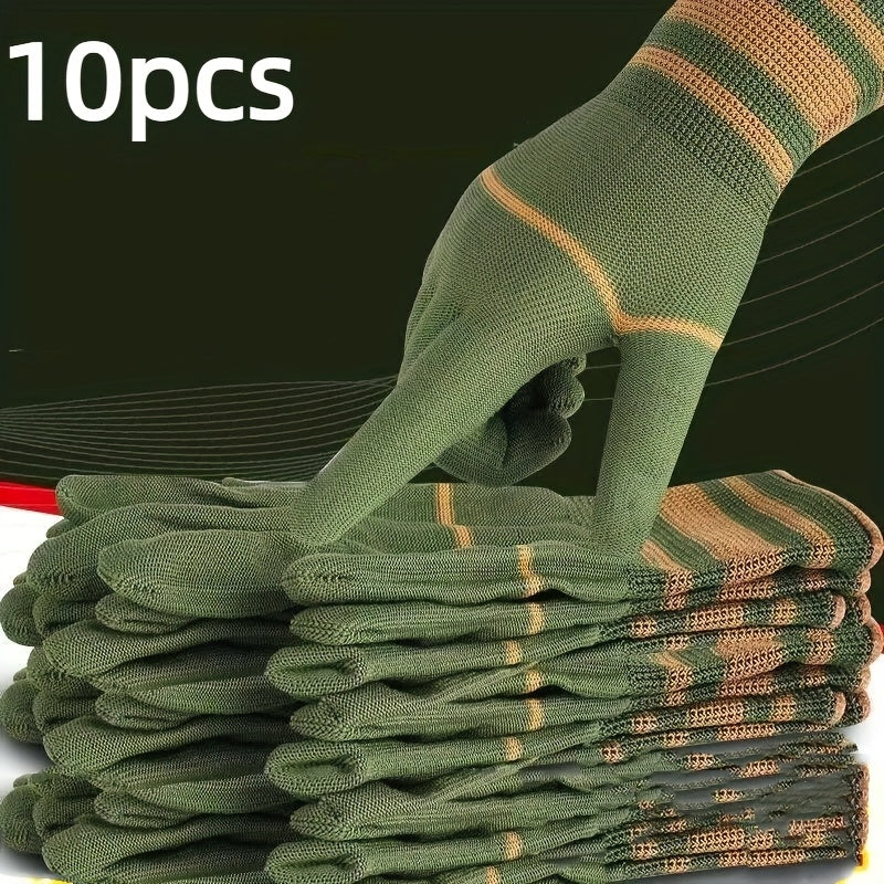 10pcs pack thickened multi purpose gloves elastic wrist cuff