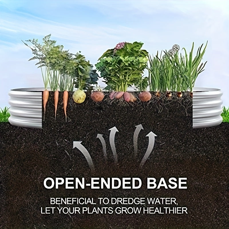 galvanized raised garden bed 4 3 2pcs 4 2 o 9 feet