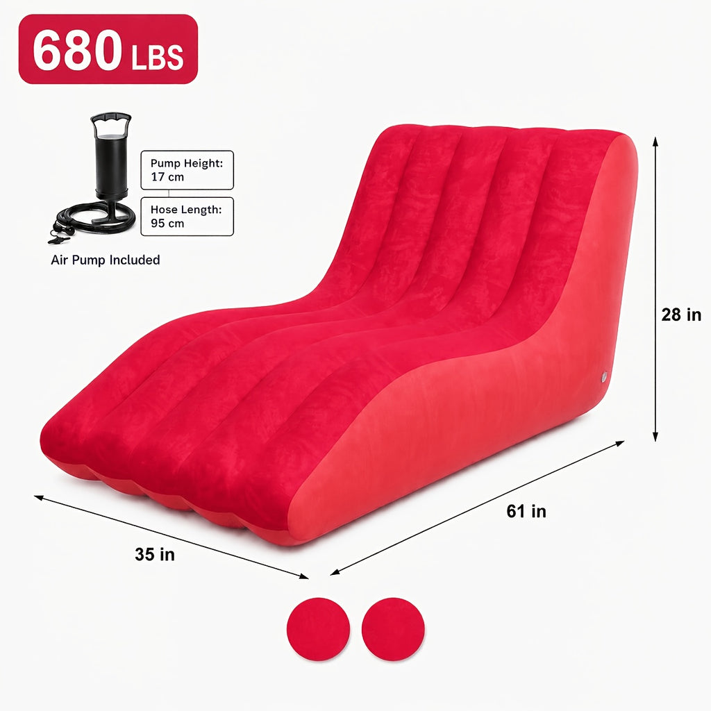 home inflatable sofa chair   ergonomic curved air