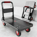 heavy duty folding hand truck 660 800 lbs capacity frame 360