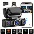 360 dash cam car 4 channel recording   3