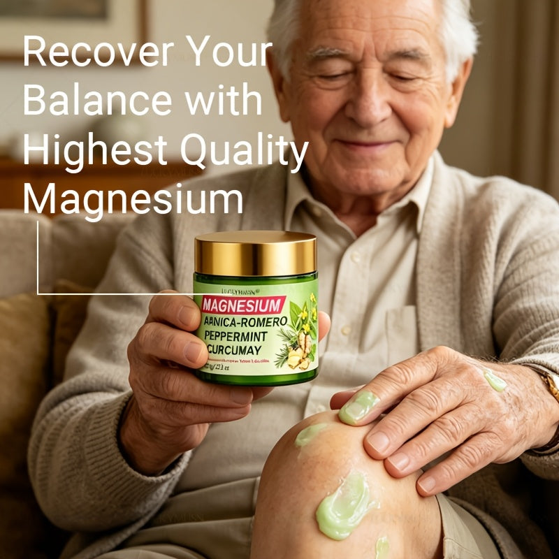 magnesium massage cream care joints skin muscles contains
