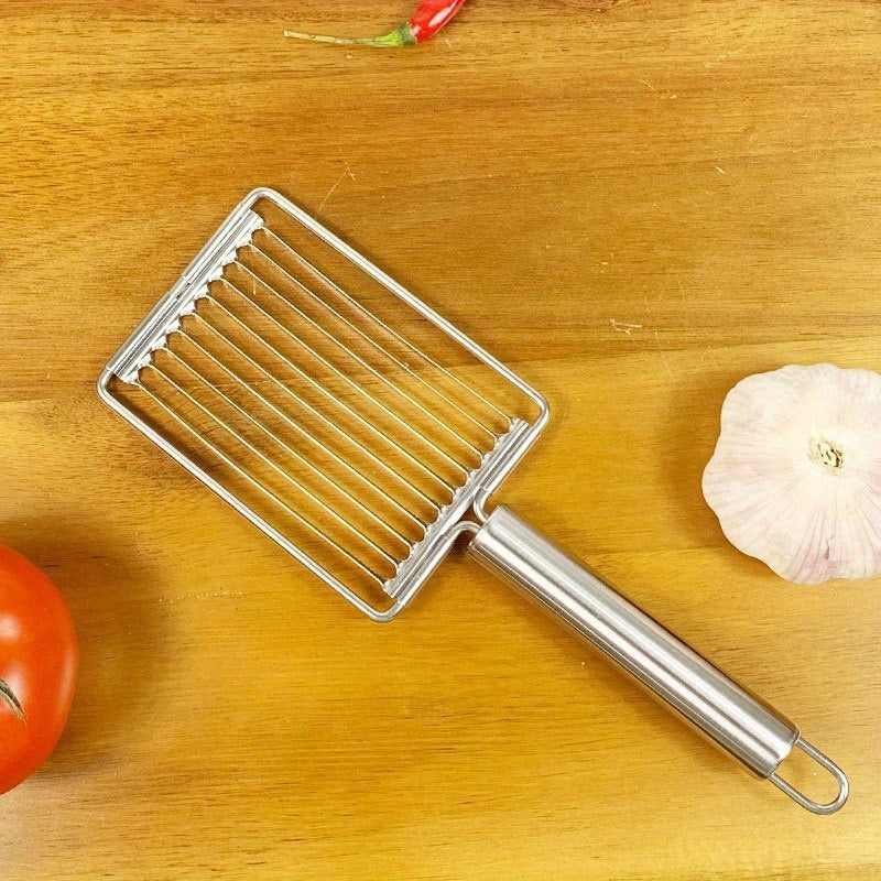 stainless steel tomato slicer manual fruit vegetable cutter