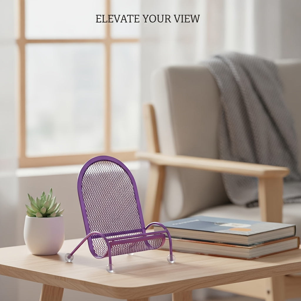 cute chair phone stand universal lazy desktop phone holder