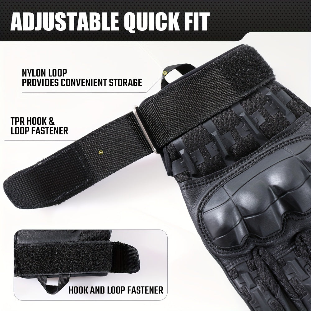 mens hard shell protective gloves