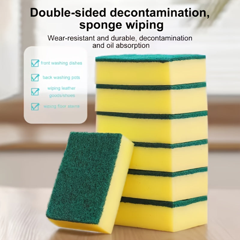 21pcs set heavy duty scrubbing sponges dual sided kitchen