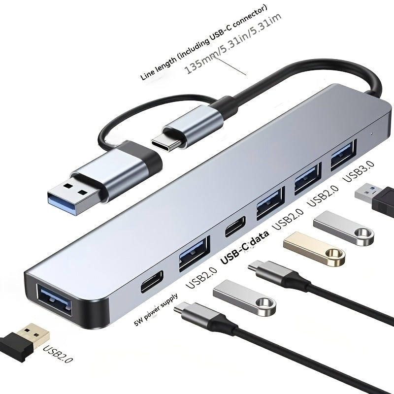 3 0 aluminum alloy   in   in one usb type c hub