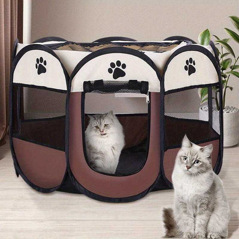 durable oxford cloth octagonal pet playpen