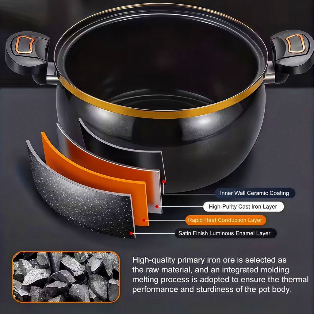 8 45qt large capacity braiser soup   lock handle non