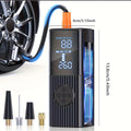 portable tire inflator digital pressure gauge car tire pump
