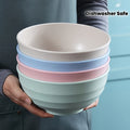 4pcs non breakable cereal bowl set 24oz pp plastic bowls