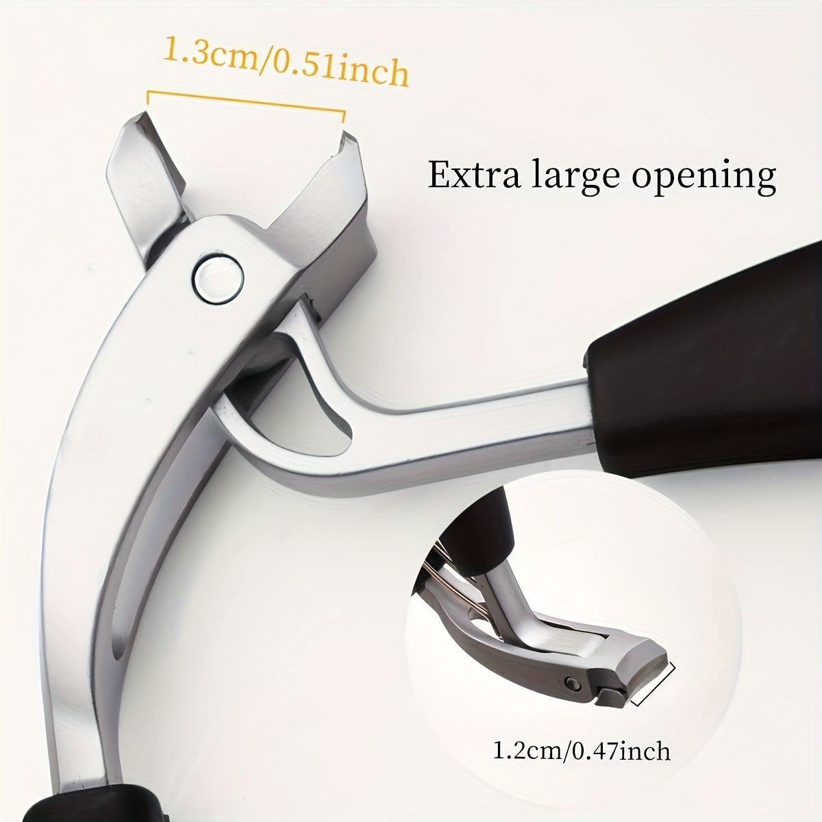 1pc heavy duty stainless steel nail clippers