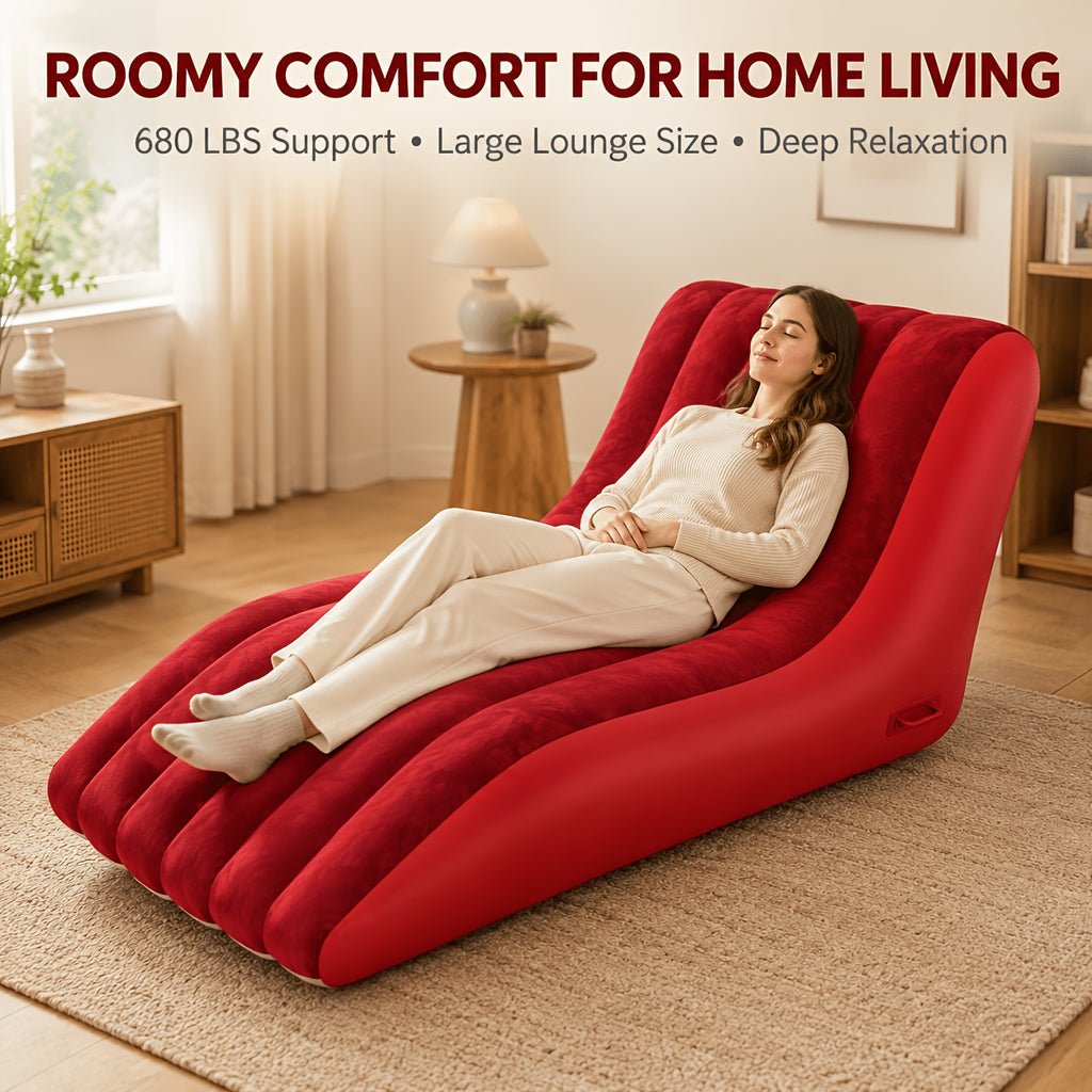 home inflatable sofa chair   ergonomic curved air