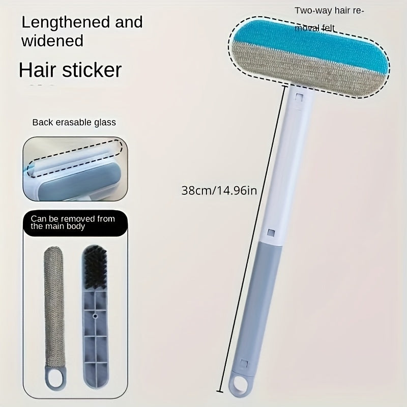 1  functional pet hair remover long handle durable