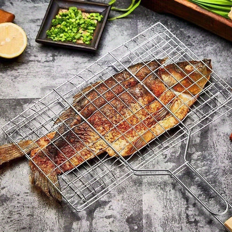 bbq grill basket large capacity perfect grilling fish