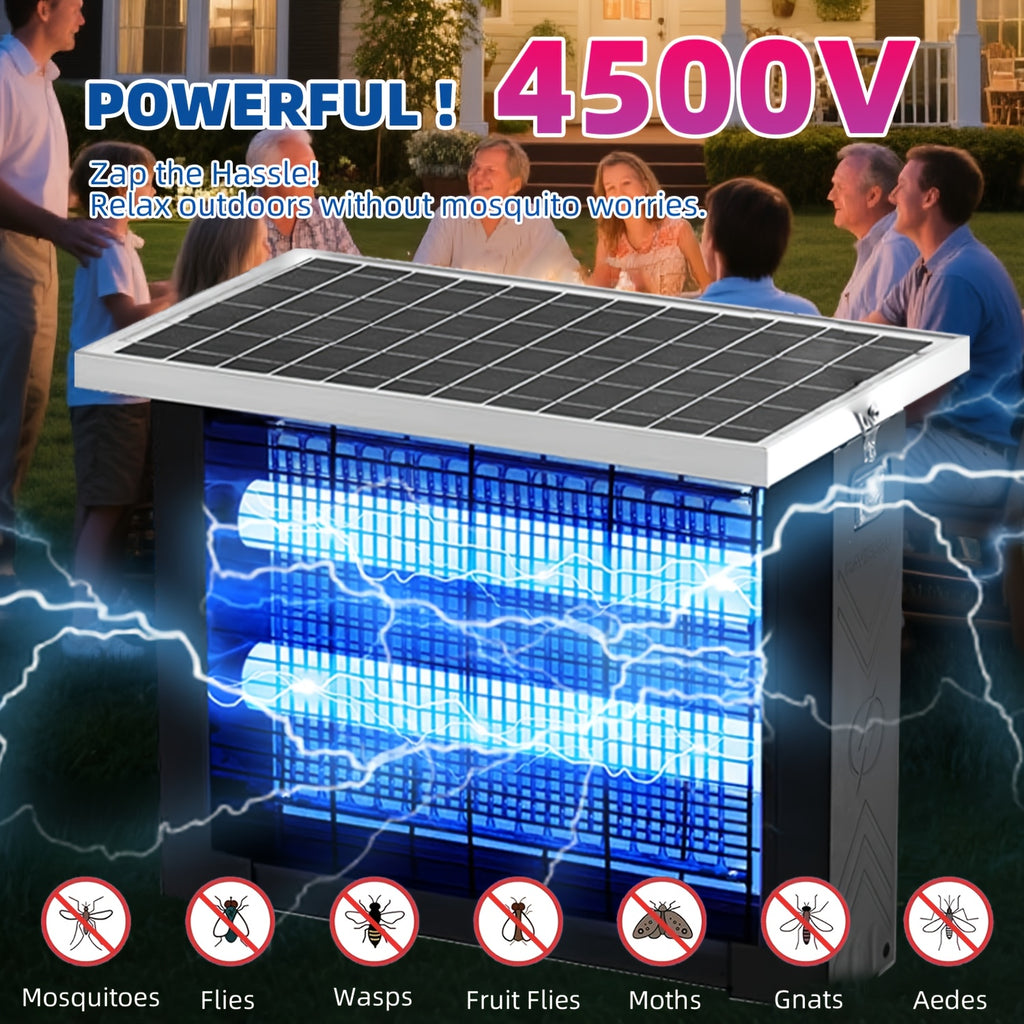 powerful large solar bug zapper outdoor 2000sq ft poartable