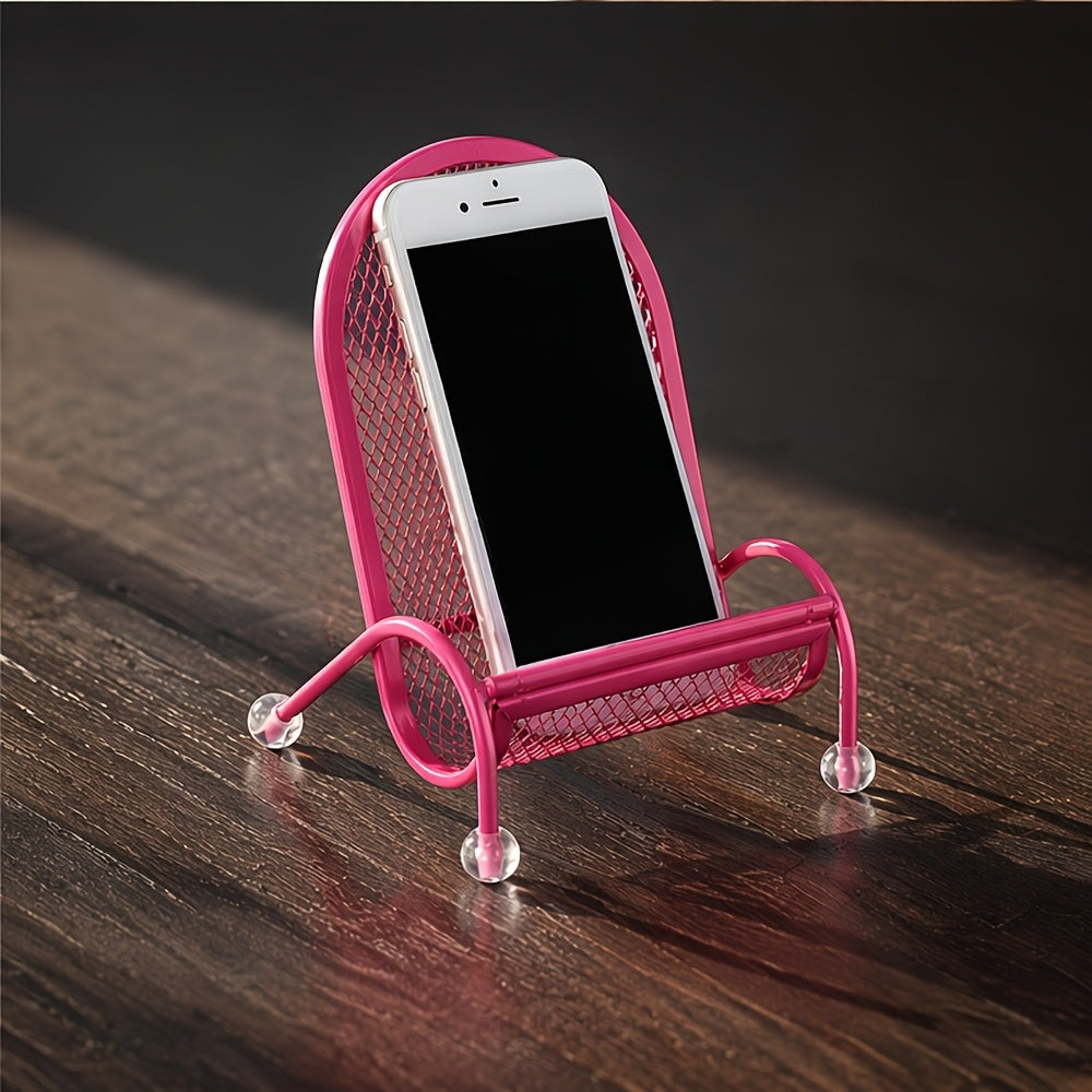 cute chair phone stand universal lazy desktop phone holder
