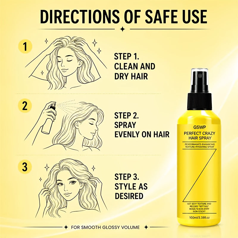 gswp hair spray volumizing setting   setting long