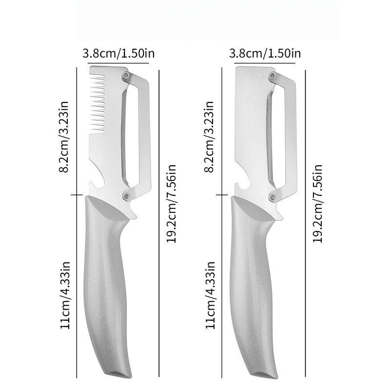 2  heavy duty stainless steel vegetable peeler