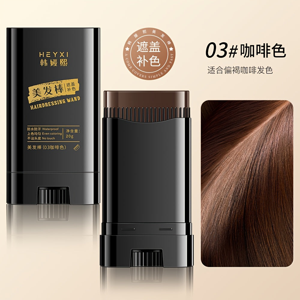 3 in 1 hair color stick comb teeth waterproof sweat proof