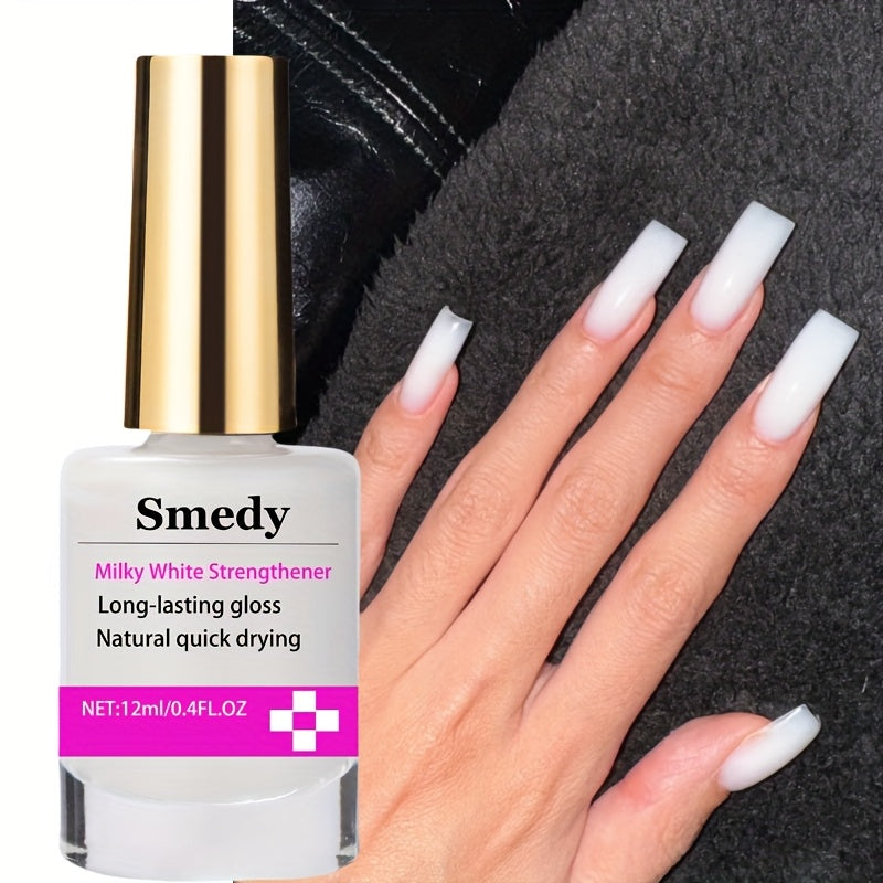 milky white nail strengthener 12ml long lasting