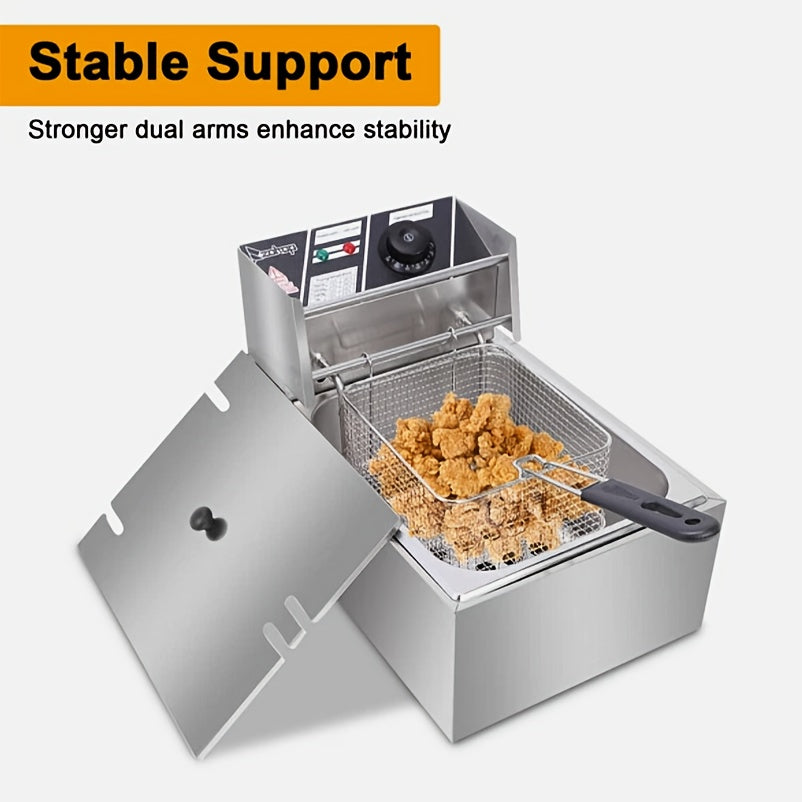 stainless steel   2 baskets lids